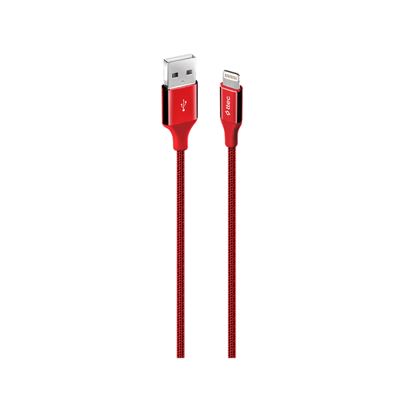 2DK16K ttec AlumiCable USB-A - Lightning Şarj Kablosu Kırmızı