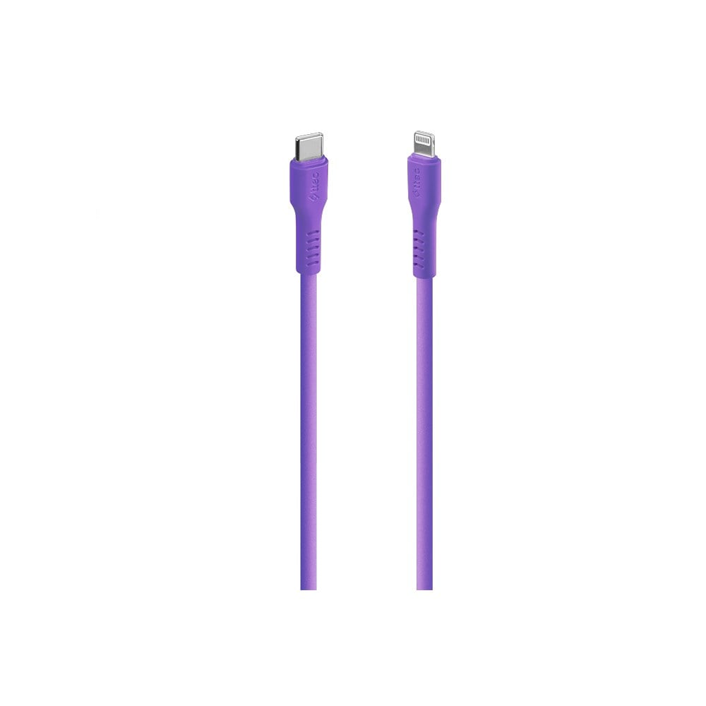 2DK60NMR ttec USB-C - Lightning Hızlı Şarj Kablosu 120cm Neon Mor
