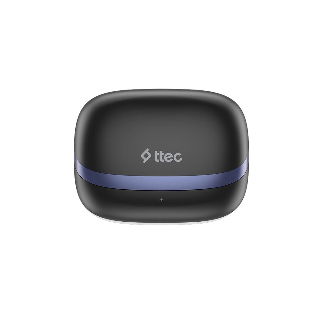2KM182S ttec AirBeat Pro Max Elips ANC Gerçek Kablosuz TWS Bluetooth Kulaklık-2KM182 Siyah