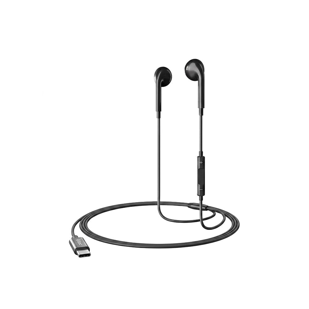 2KMM16S ttec Rio 3 USB-C Stereo Mikrofonlu Kulakiçi Kablolu Kulaklık Siyah