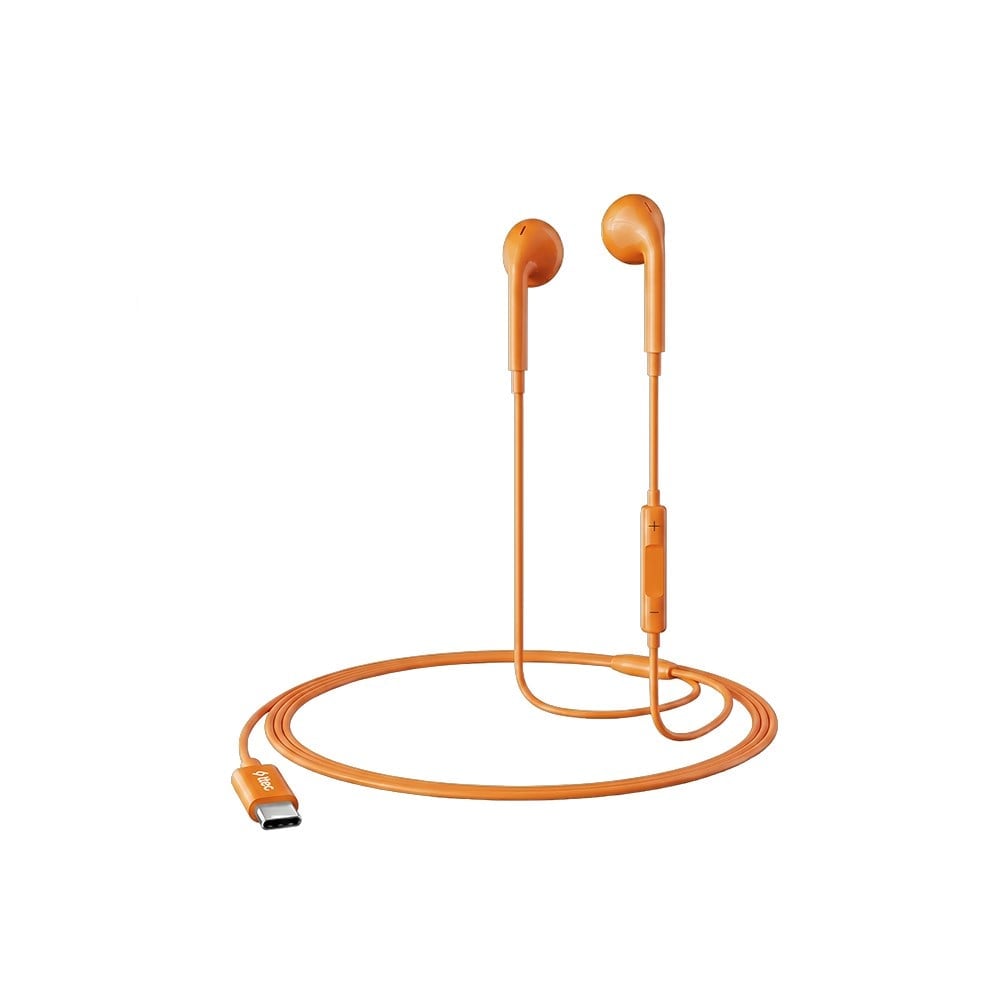 2KMM22T ttec Rio Fit USB-C Stereo Mikrofonlu Kulakiçi Kablolu Kulaklık Turuncu