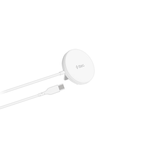 2KS29B ttec AirCharger M+ MagSafe Uyumlu Kablosuz Şarj Aleti Beyaz