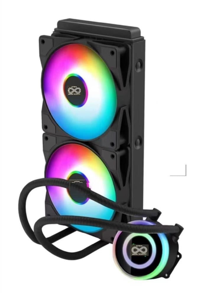 AZTECH LIQUID COOLING AZ240 - 1B AM5 - 1700P 240mm ARGB Fan Siyah Sıvı Soğutucu