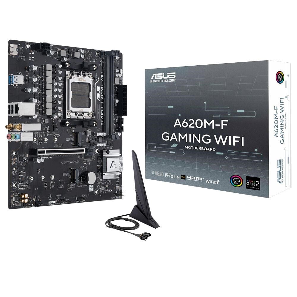 Asus Prime A620M-F GAMING WIFI 8000MHz DDR5 Soket AM5 M.2 HDMI mATX Anakart