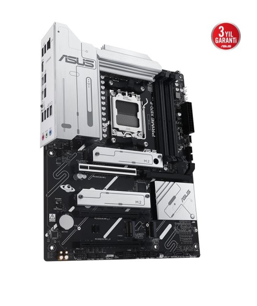 Asus Prime X870-P 8000MHz(OC) DDR5 Soket AM5 M.2 HDMI ATX Anakart