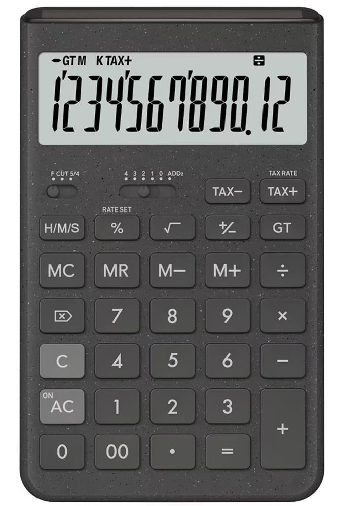 Casio JT-200T-GY 12 Hane Gri Masa Üstü Hesap Makinesi
