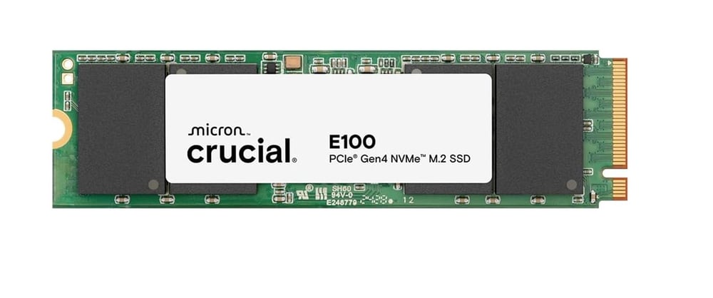 Crucial 1TB  E100 CT1000E100SSD8 1TB (5000-4500MB-s) M.2 2280 PCIe 4.0 NVMe Ssd Disk