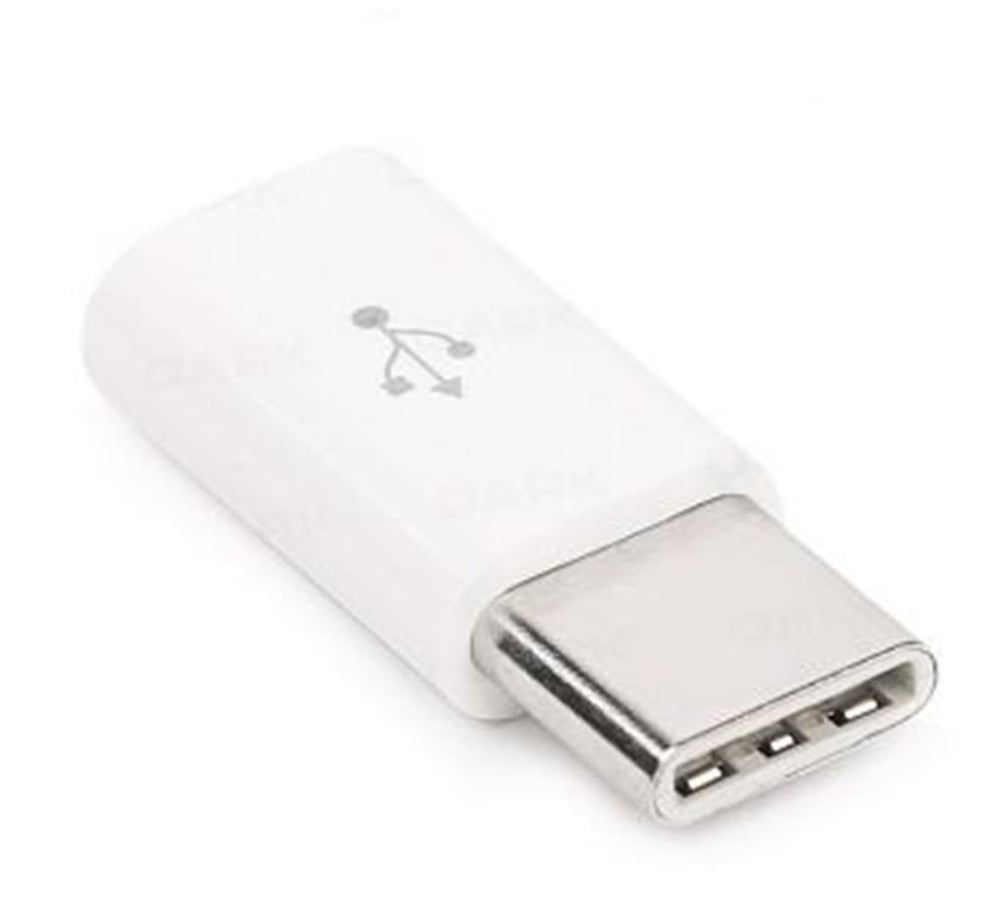 Dark DK-AC-U31XMICROW USB3.1 TypeC Erkek - Micro USB2.0 Dişi Dönüştürücü Beyaz