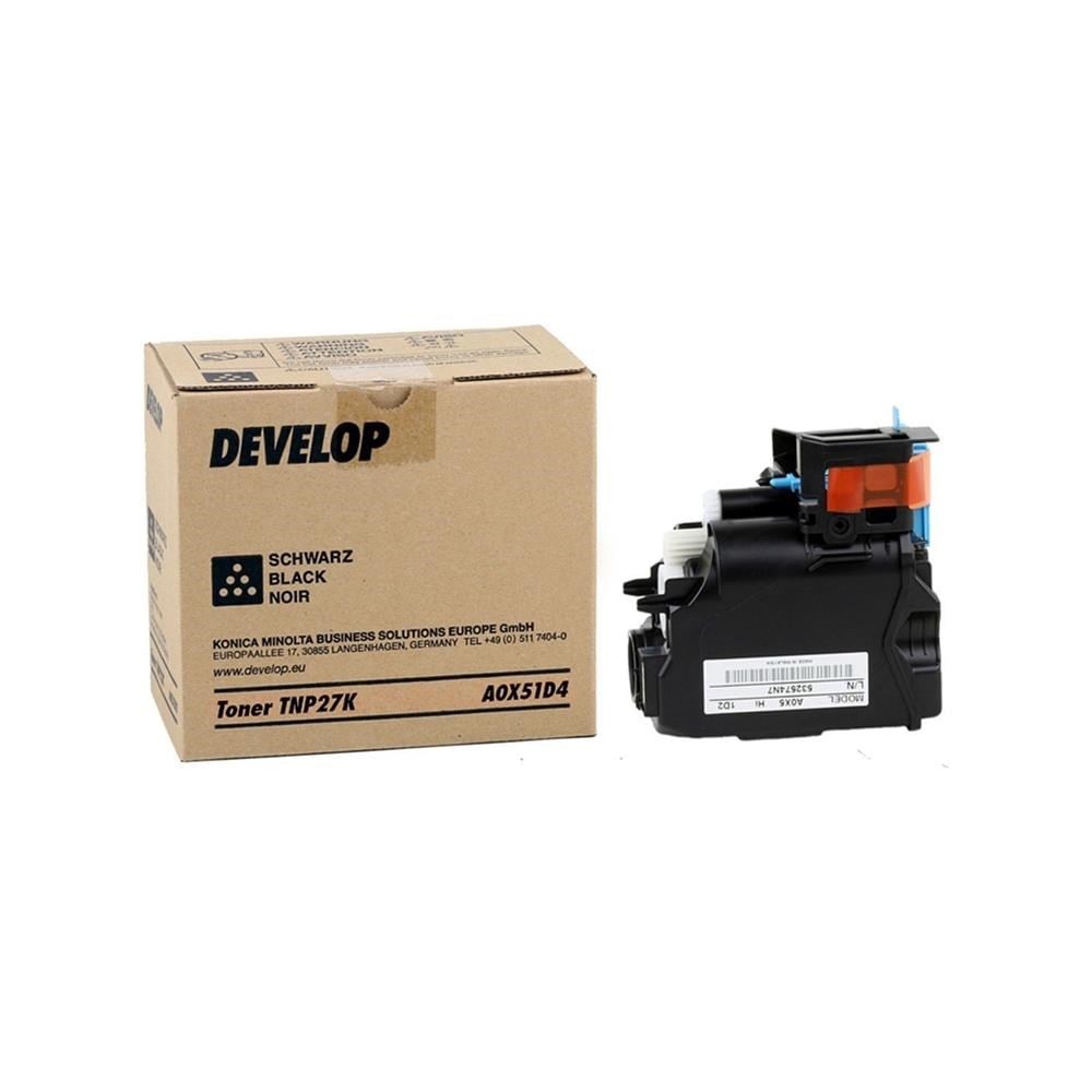 Develop TNP27K Black Siyah Orjinal Fotokopi Toneri Ineo +25 5.200 Sayfa