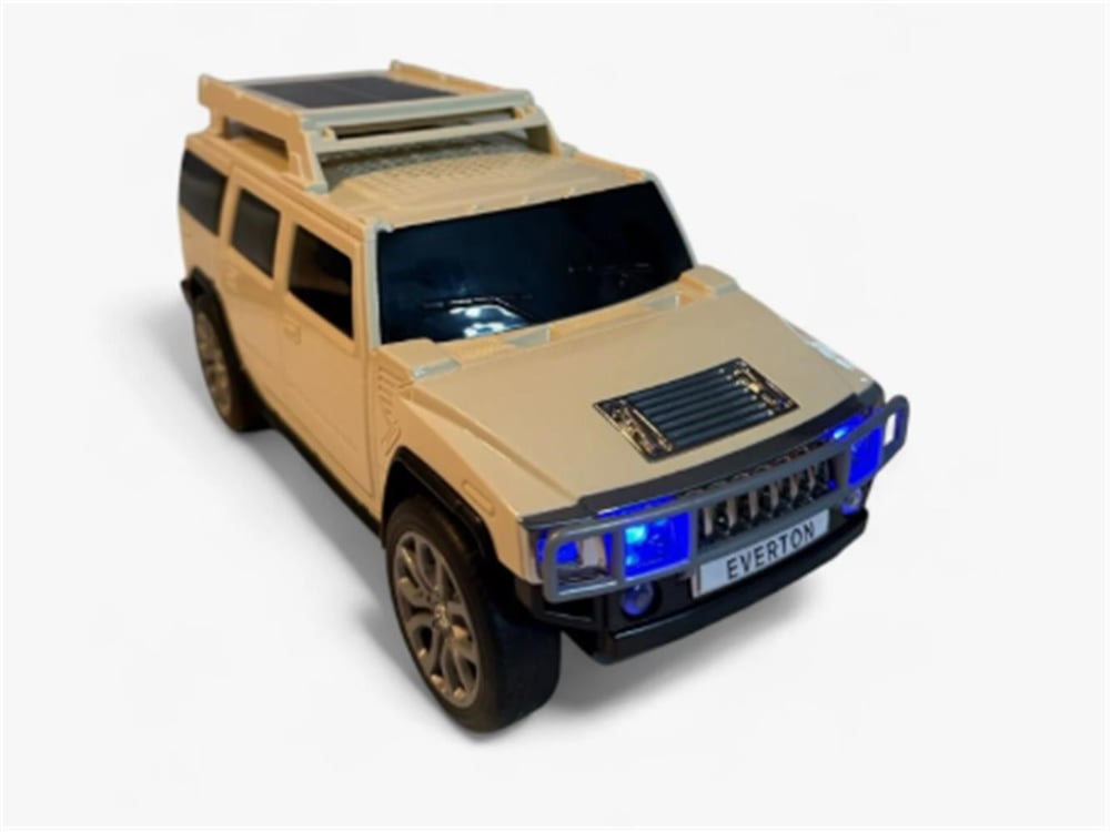 Everton RT-1971 (KREM) Jeep Araba Görünümlü Bluetooth Hoparlör – TF Kart - USB - FM Destekli