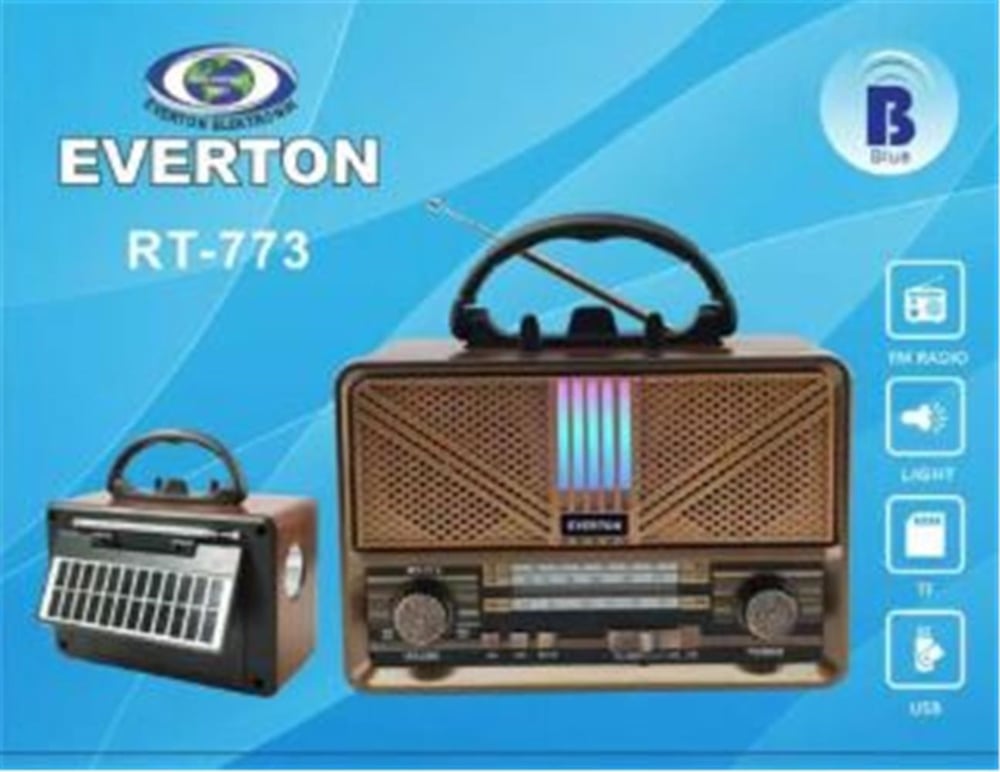 Everton RT-773  Bluetooth Usb-Micro Sd Solarlı Nostaljik Radyo