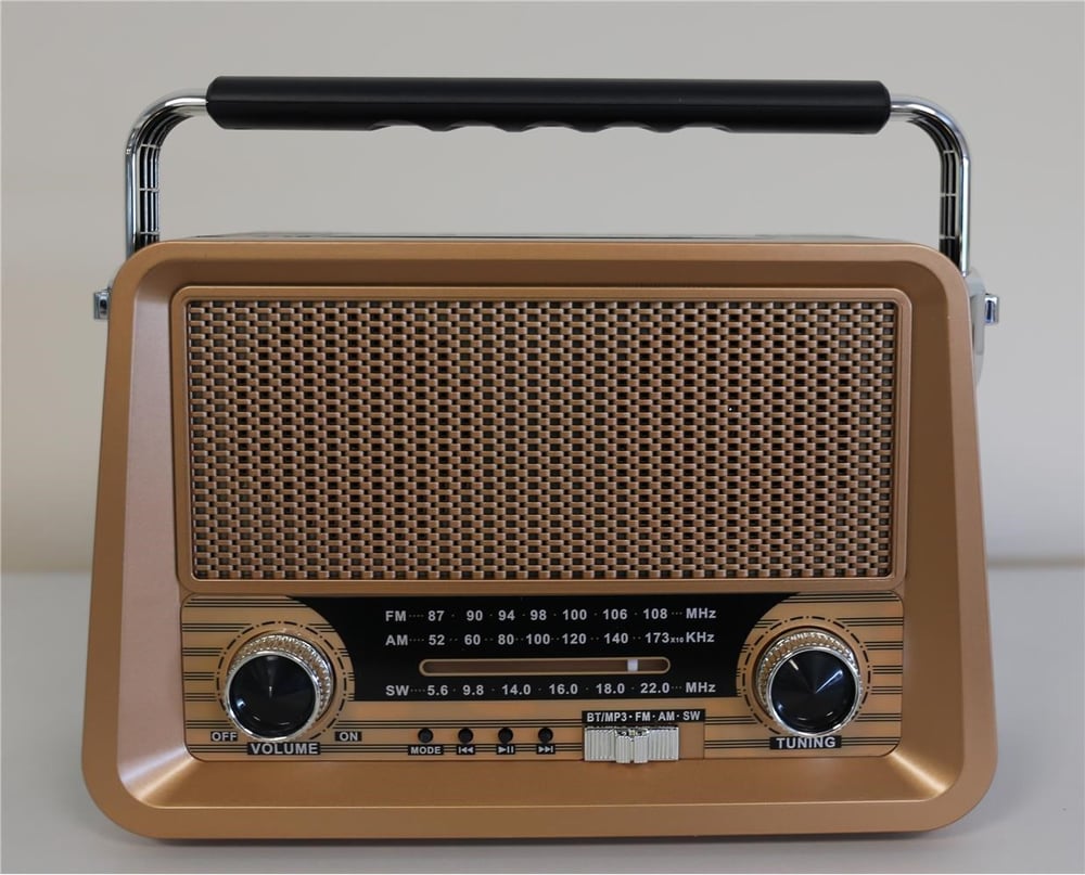 Everton Rt-756  Bluetooth Fm-Usb-Tf-Aux Şarjlı Nostaljik Radyo