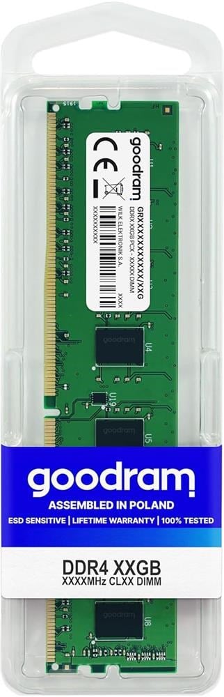 Goodram 32GB 3200MHz DDR4 CL22 1.2V GR3200D464L22-32G Kutulu Pc Bellek