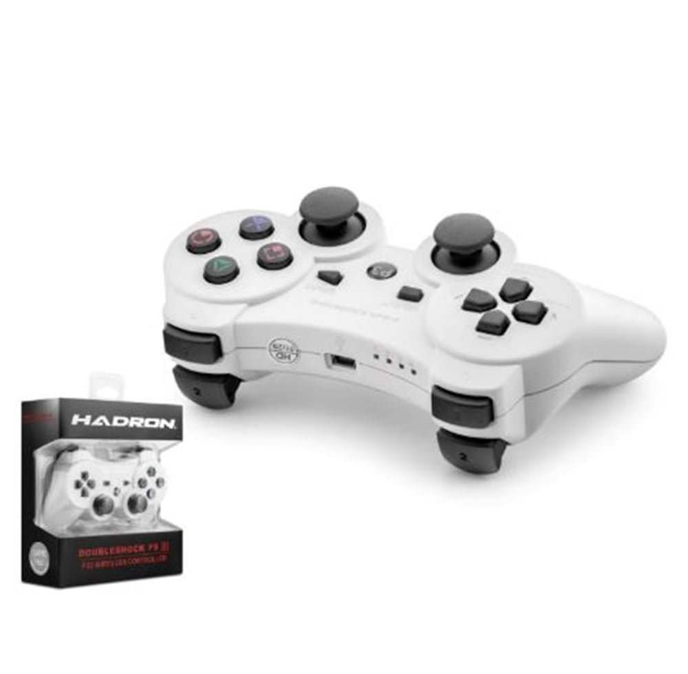 HADRON HD325B PS3 Uyumlu Kablosuz Bluetooth GamePad Oyun Kolu DoubleShock III - Beyaz