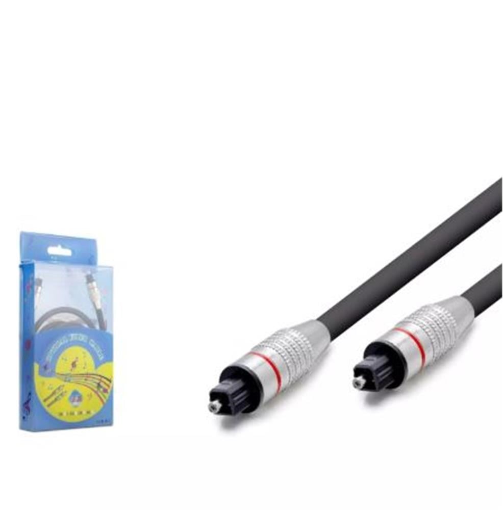HADRON HDX7758 FIBER OPTICAL KABLO PVC 1.5M SİYAH