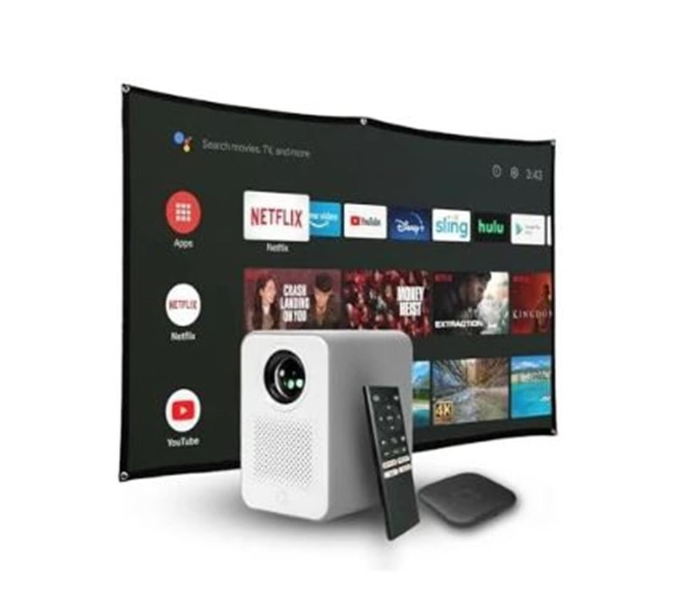 HP CC500 Yüksek Parlak 3in1 FHD Projector 600 Led Lms ( Stick- 84 İnç Perde)