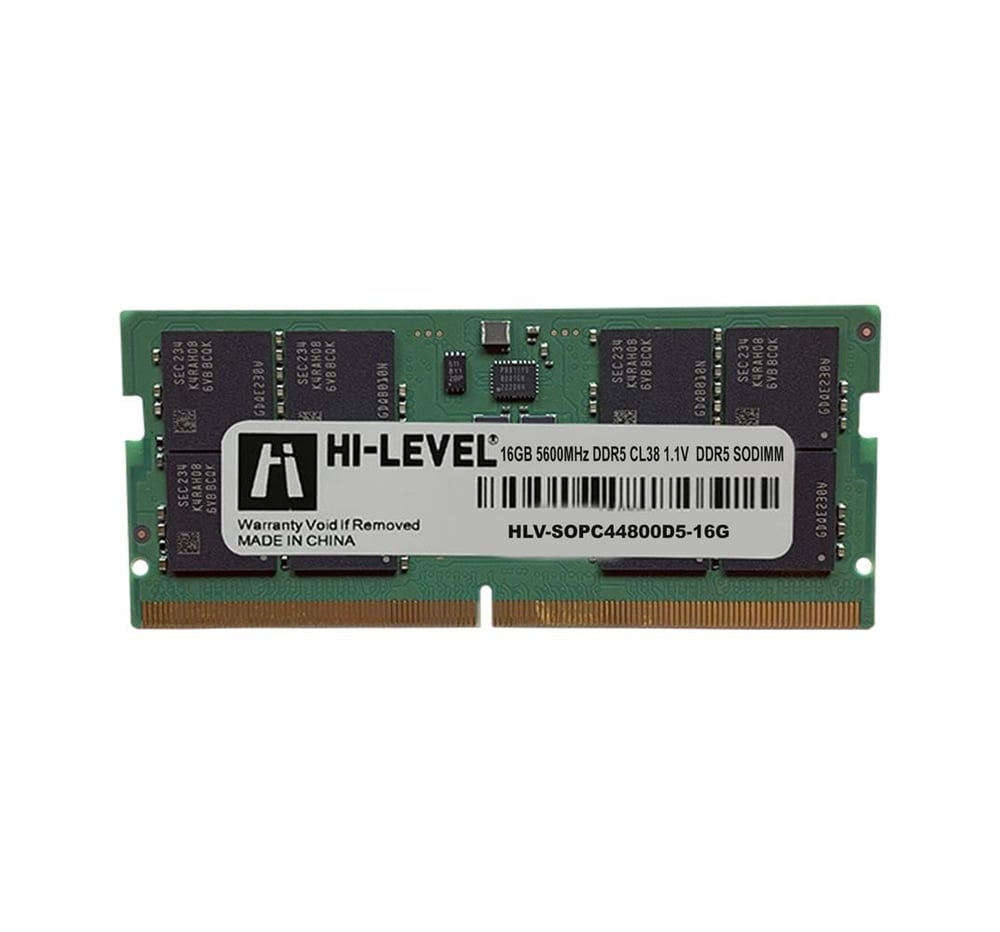 Hi-Level HLV-SOPC44800D5-16G 16GB (1x16GB) DDR5 5600MHz CL40 Notebook Ram (Sodimm)