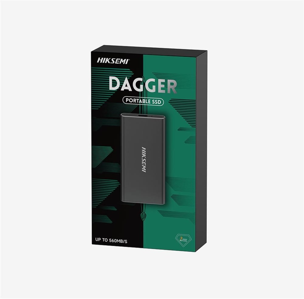Hiksemi 512Gb Dagger T200N Mini Usb 3.2 Taşınabilir SSD