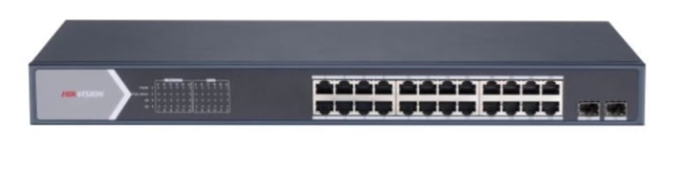 Hikvision DS-3E1526P-SI 26 Port Gbit 24 Port Poe 370W 1xGbit+1xSFP Uplink Yönetilebilir Switch