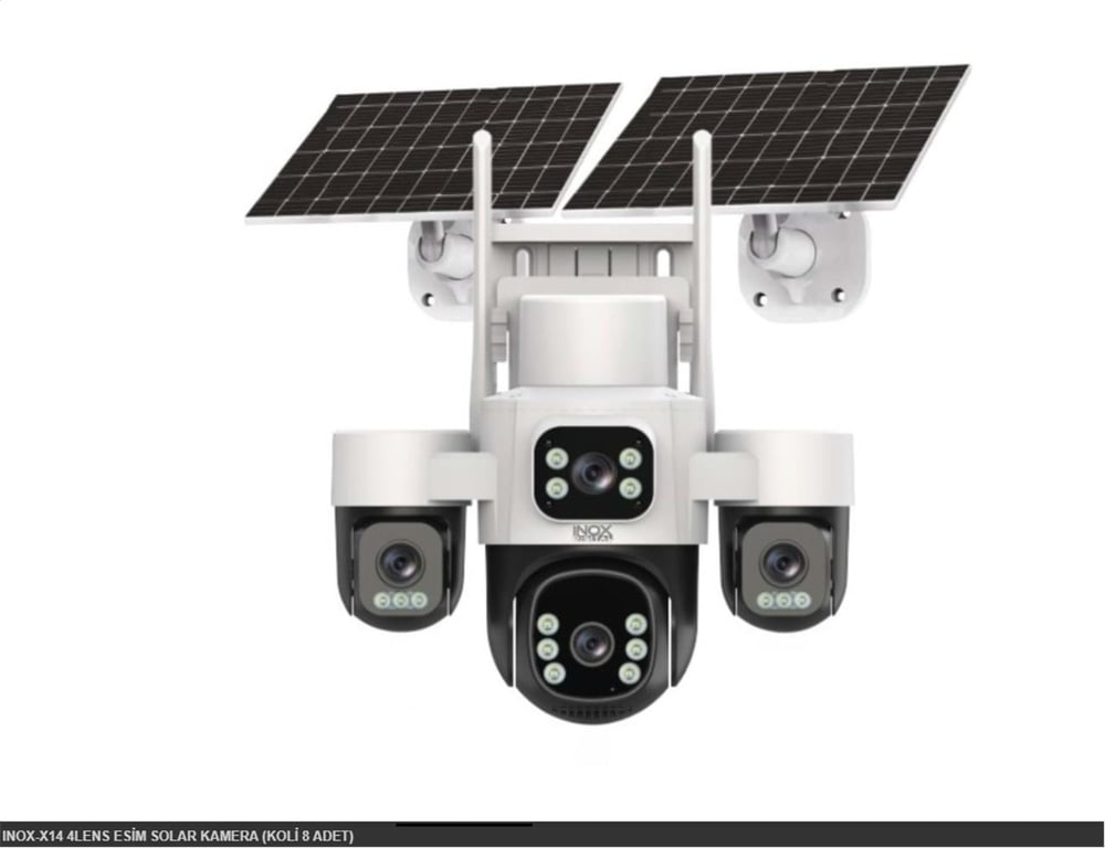 INOX-X14 4LENS ESİM SOLAR KAMERA