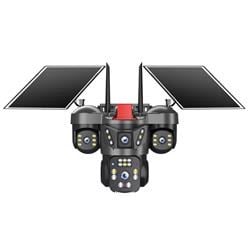 Joysee SW4 12Mp AOR 2x3.6mm 2x2.8mm 2 Solar+Wifi Dört Kamera 22IR+12Led PTZ