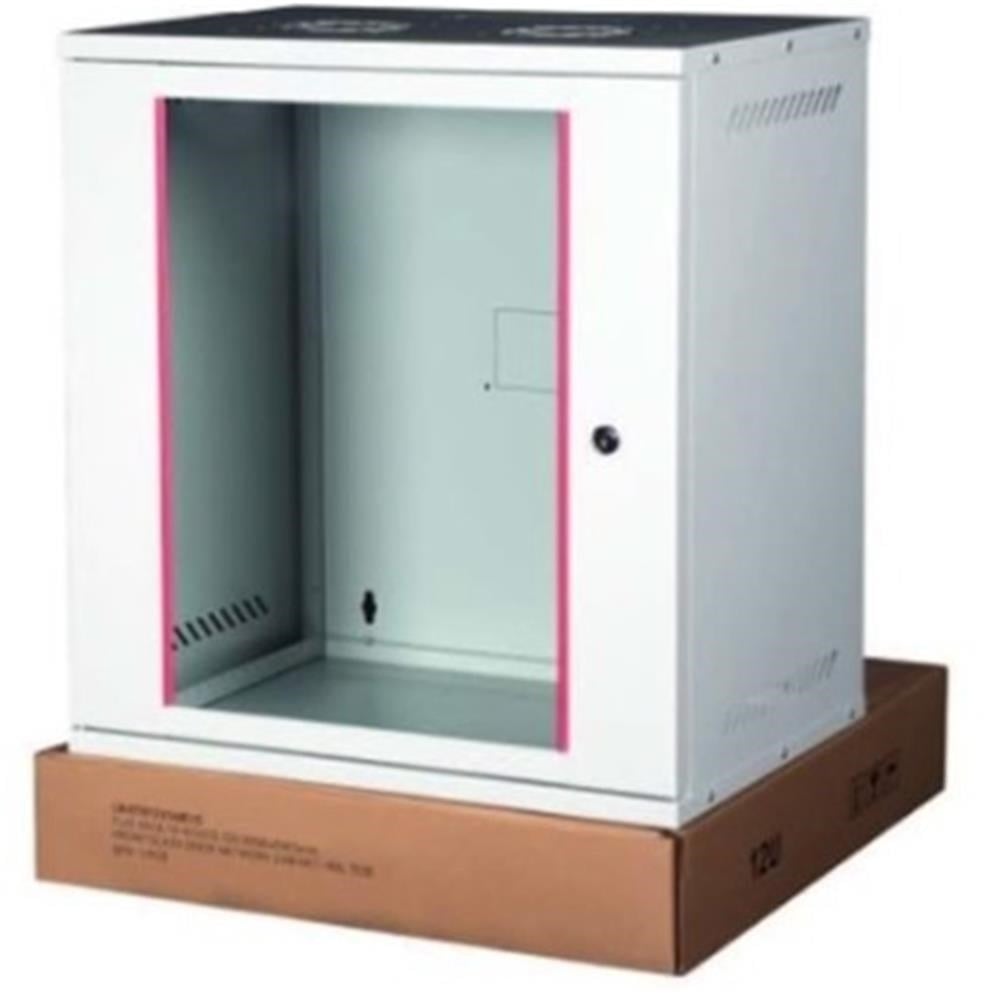 Lande LN-STB12U5440LG 12U 540x400 Ön Tek Cam Kapak Duvar Tip Boş Demonte Kabinet