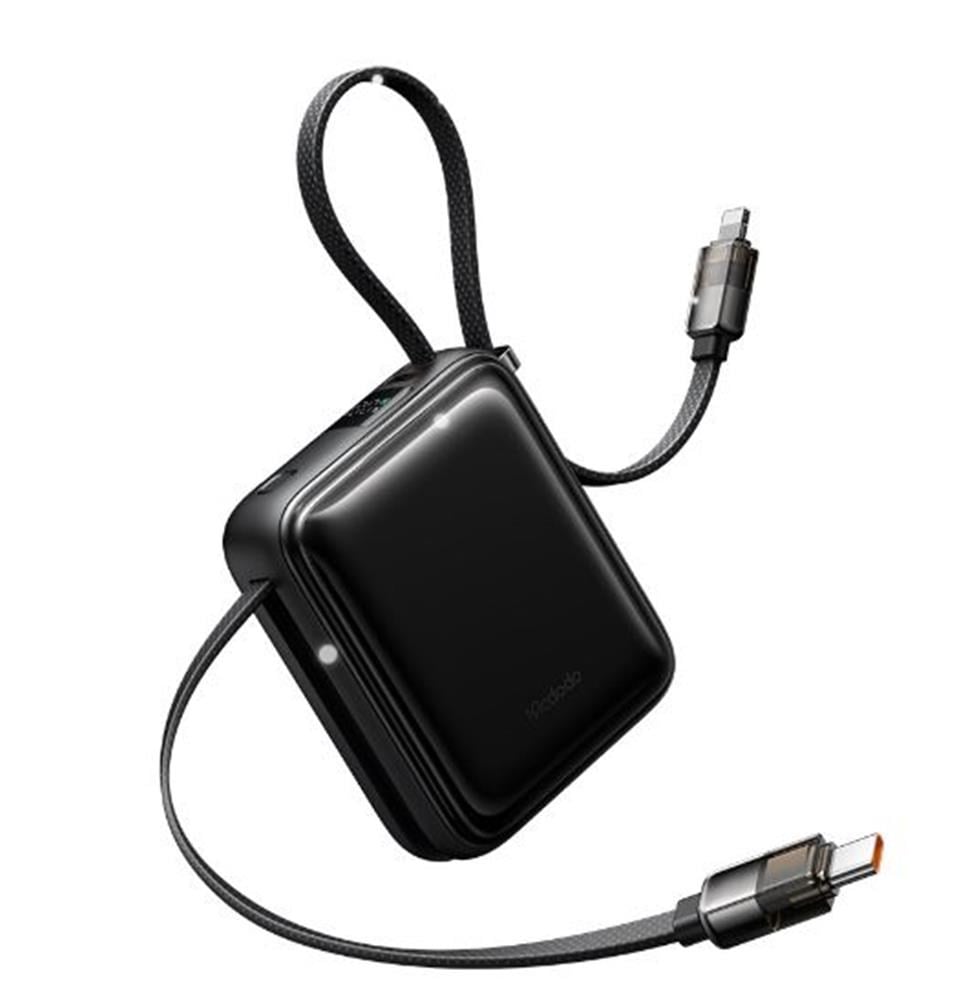MCDODO MC-2550 10000mAh 22.5W Dahili Kablolu Mini Powerbank