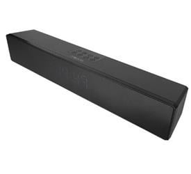 Mikado MD-SBT27 Siyah 10W 2400mAh BT,RGB,Alarm,Clock,TF Card Type-C,USB Soundbar Speaker