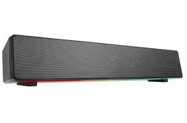 Mikado MD-SBT27 Siyah 10W 2400mAh BT,RGB,Alarm,Clock,TF Card Type-C,USB Soundbar Speaker