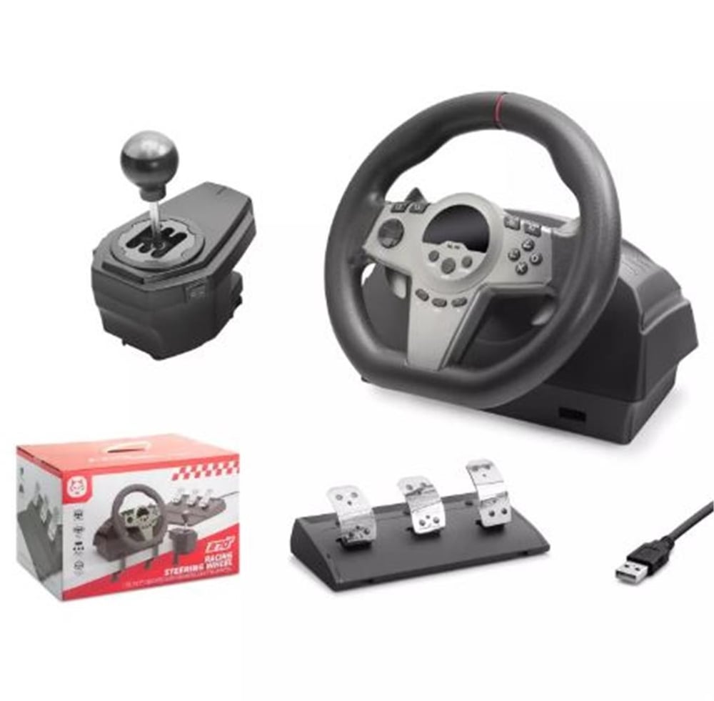 Nodar Nd757 Direksiyon Seti Siyah 270° Ps4-Ps3-Pc-Xbox One-N-Sw-Xbox Series-S P4 Slim P4 Pro Siyah