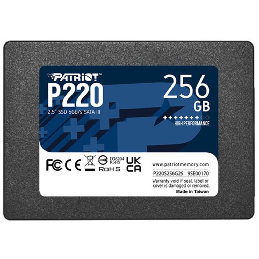 Patriot 256GB P220 550-490MB-s 2.5