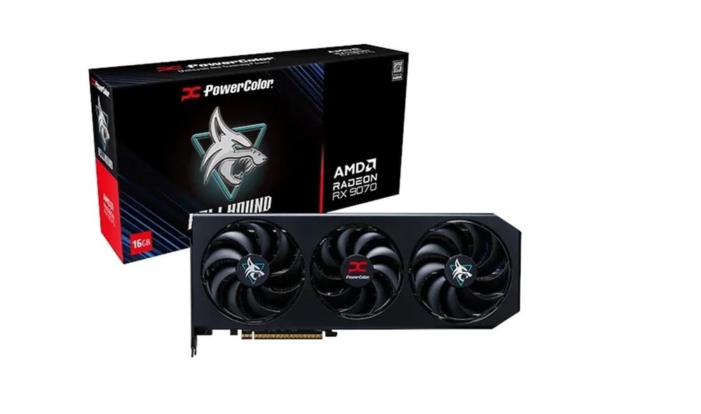 Powercolor Hellhound Radeon RX9070 16G-L-OC GDDR6 256Bit AEAE2PWC0028 Gaming (Oyuncu) Ekran Kartı