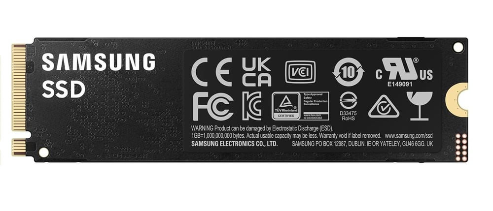 Samsung 4TB 990 Pro 7450-6900MB-s M.2 NVMe MZ-V9P4T0BW Ssd Disk