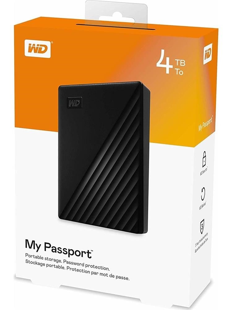 Wd 4Tb My Passport WDBPKJ0040BBK-WESN 2.5