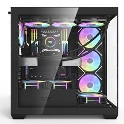 darkFlash DS900-B 650W 80+ Power Supply 4-12cm ARGB  Fan Siyah Kasa