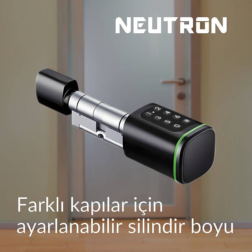 NEUTRON NTL-SC-02FKPB AKILLI KAPI KİLİDİ SİYAH