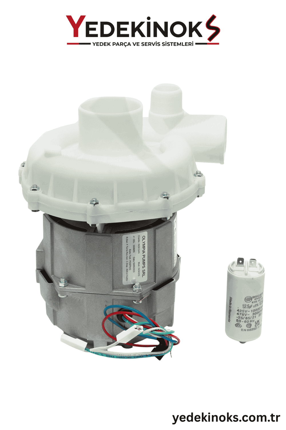 İnoksan Bulaşık Makinesi Yıkama Pompası Motoru 0.7 kW 230V