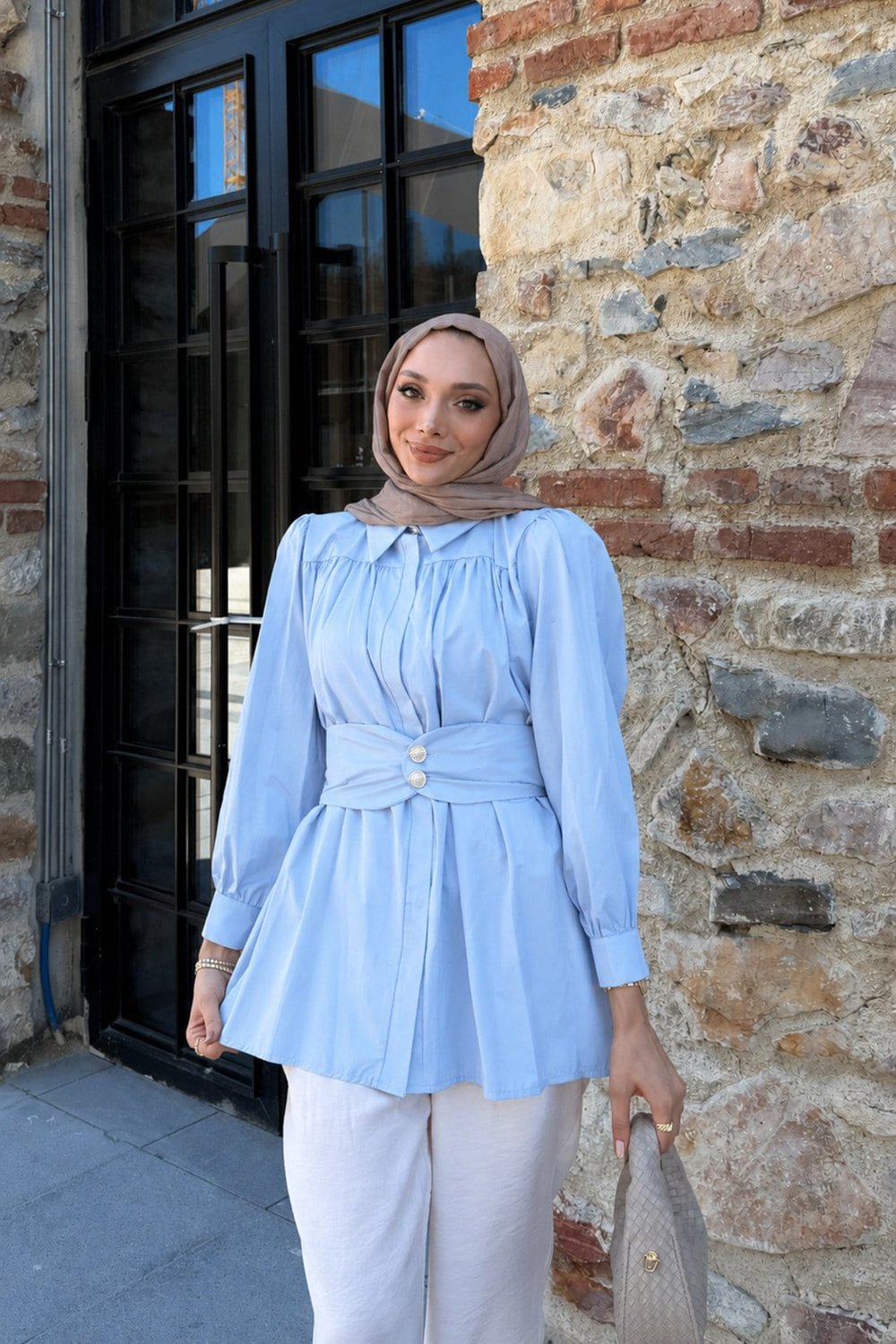 Alen Kuşak Detaylı Tunik