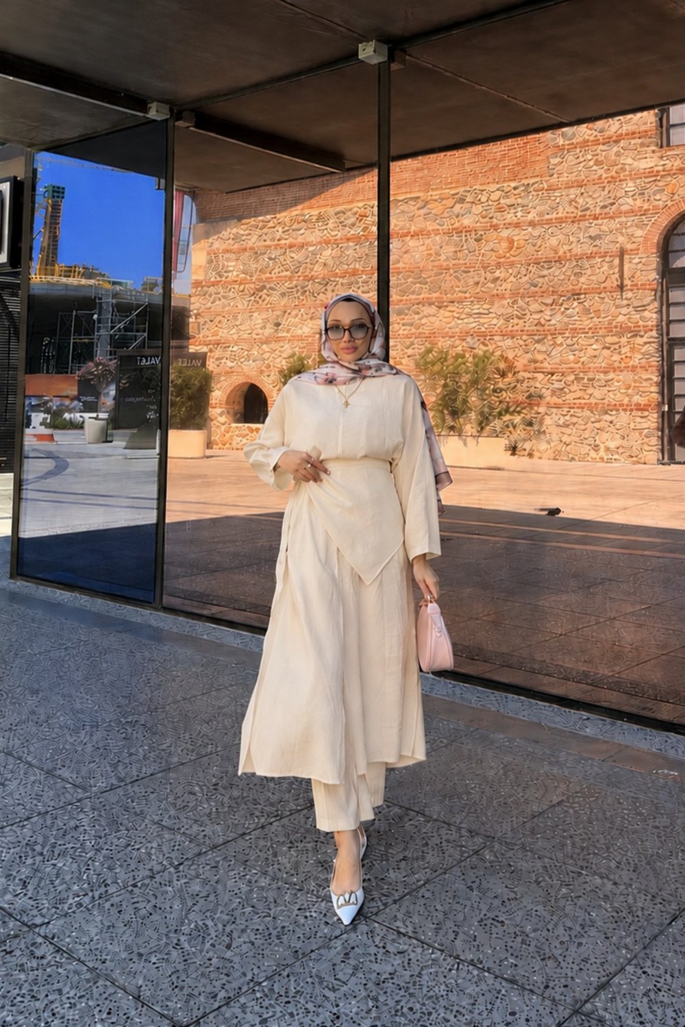 Nehir Üçlü Tesettür Takım