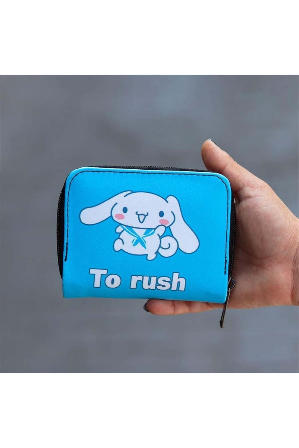 Mavi Anime Cinnamoroll - To Rush Kısa Cüzdan