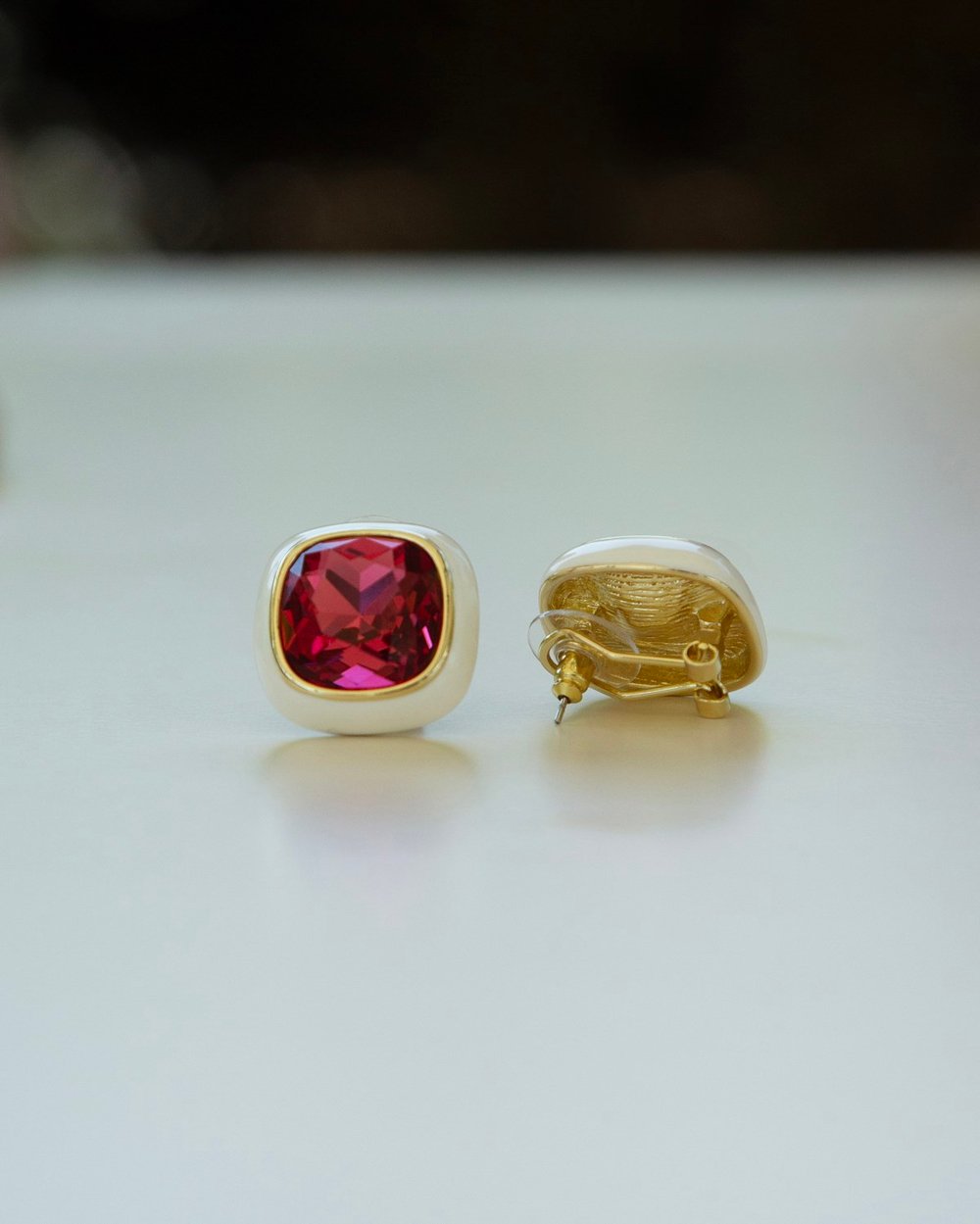 Vintage - Swarovski Küpe 072
