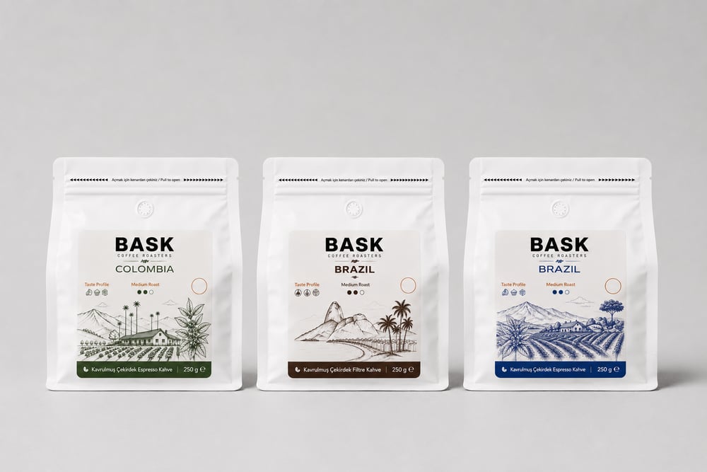 3'ü Bir Arada | Esoresso, Filtre Kahve | 3x250g