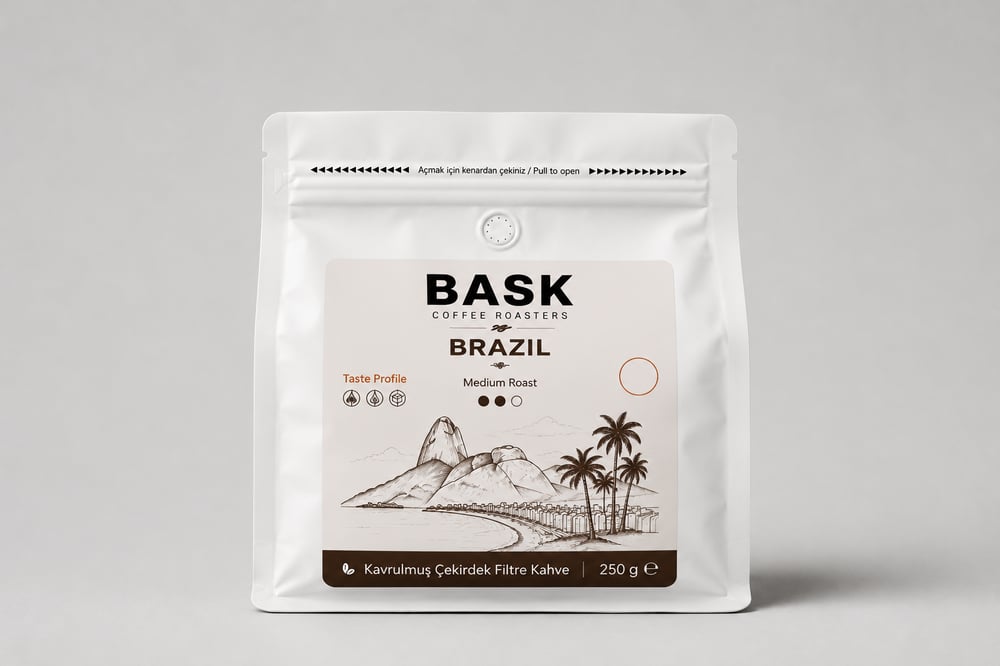 Bask Coffee Filtre Kahve Çekirdek 1250g