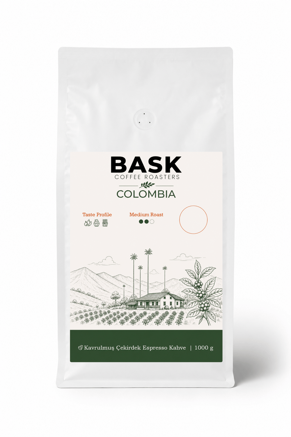 Espresso Çekirdek Kahve | Colombia 1000g