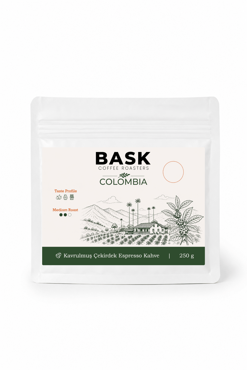 Espresso Çekirdek Kahve | Colombia 250g