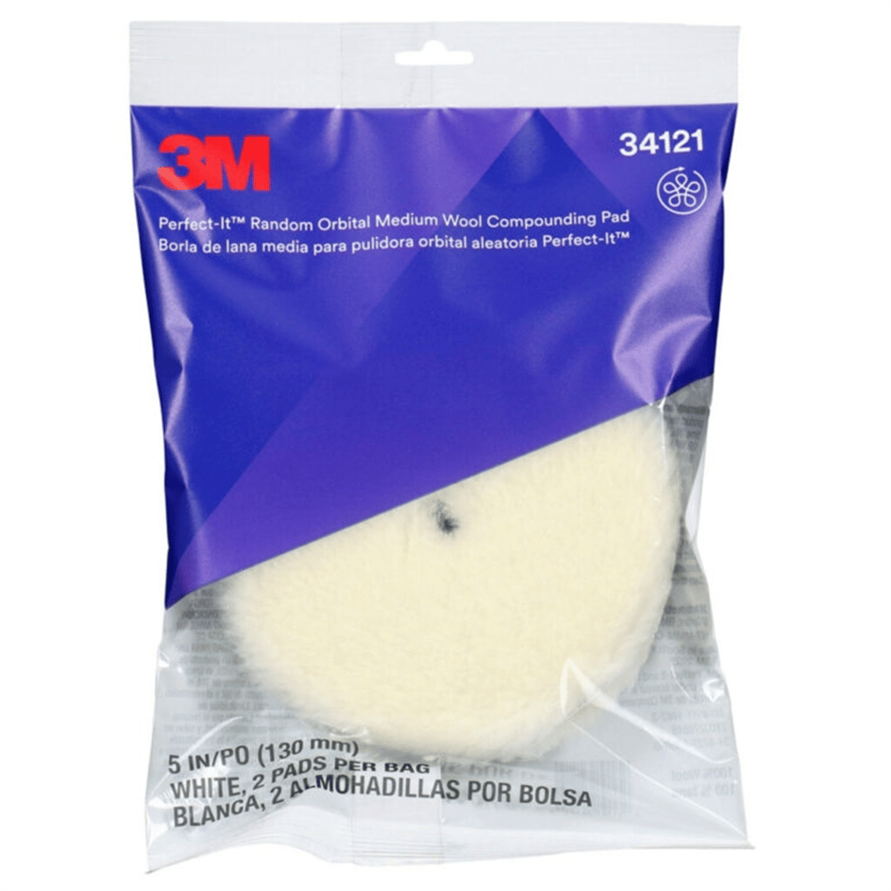 3M RO MEDIUM WOOL PAD 5
