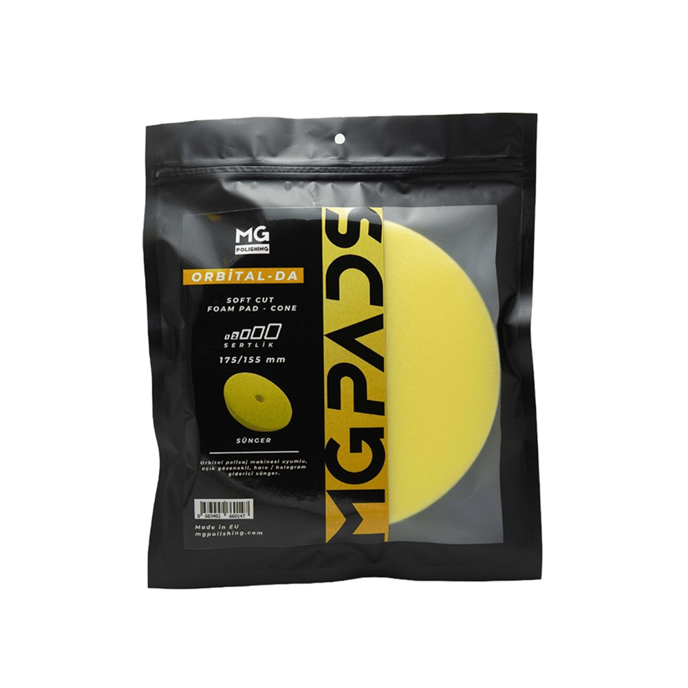 MG PADS ORBİTAL Soft Cut Foam Pad-Cone 175/155x25 mm-Yellow