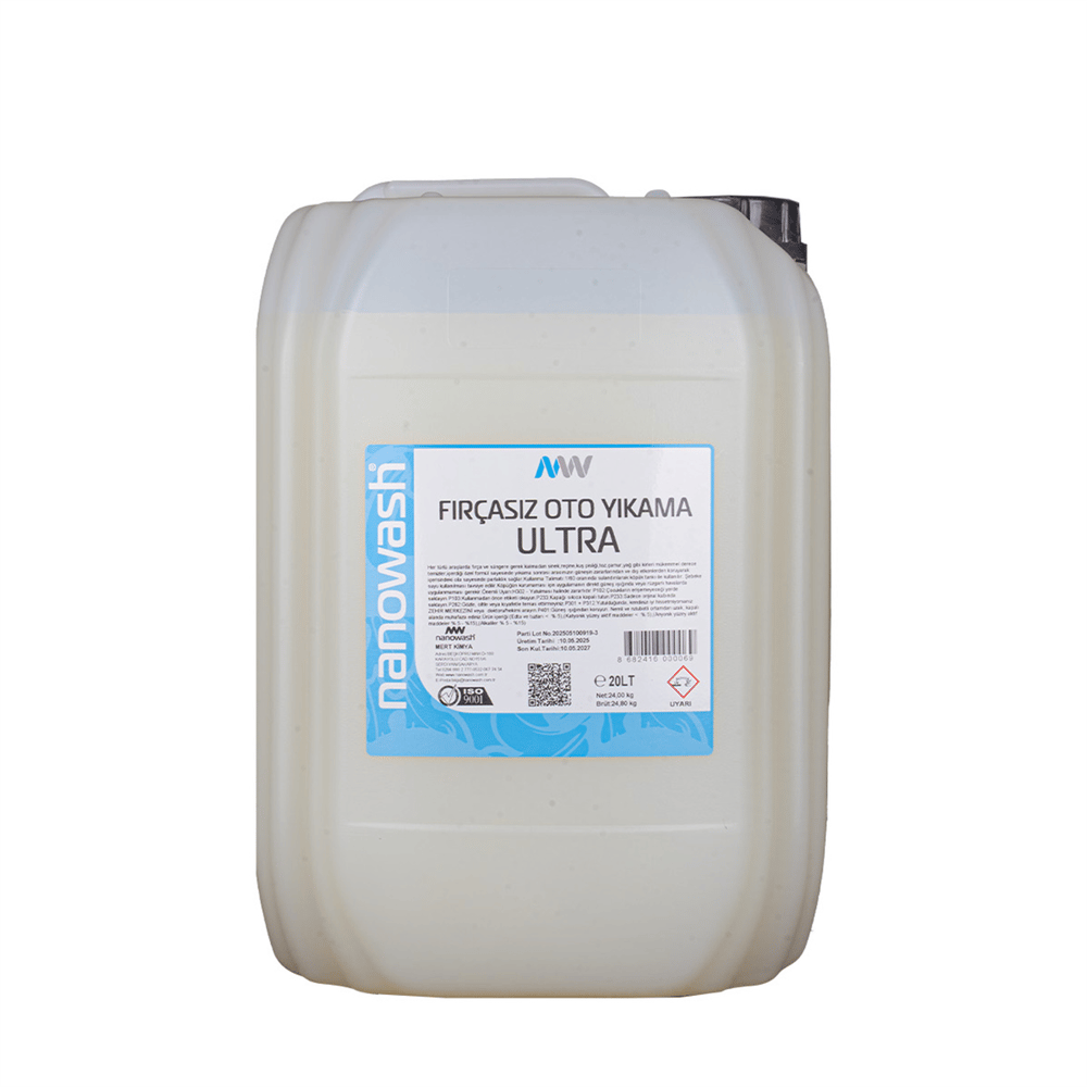 Nanowash Fırçasız Cilalı Oto Yıkama Köpüğü Ultra 20 Lt