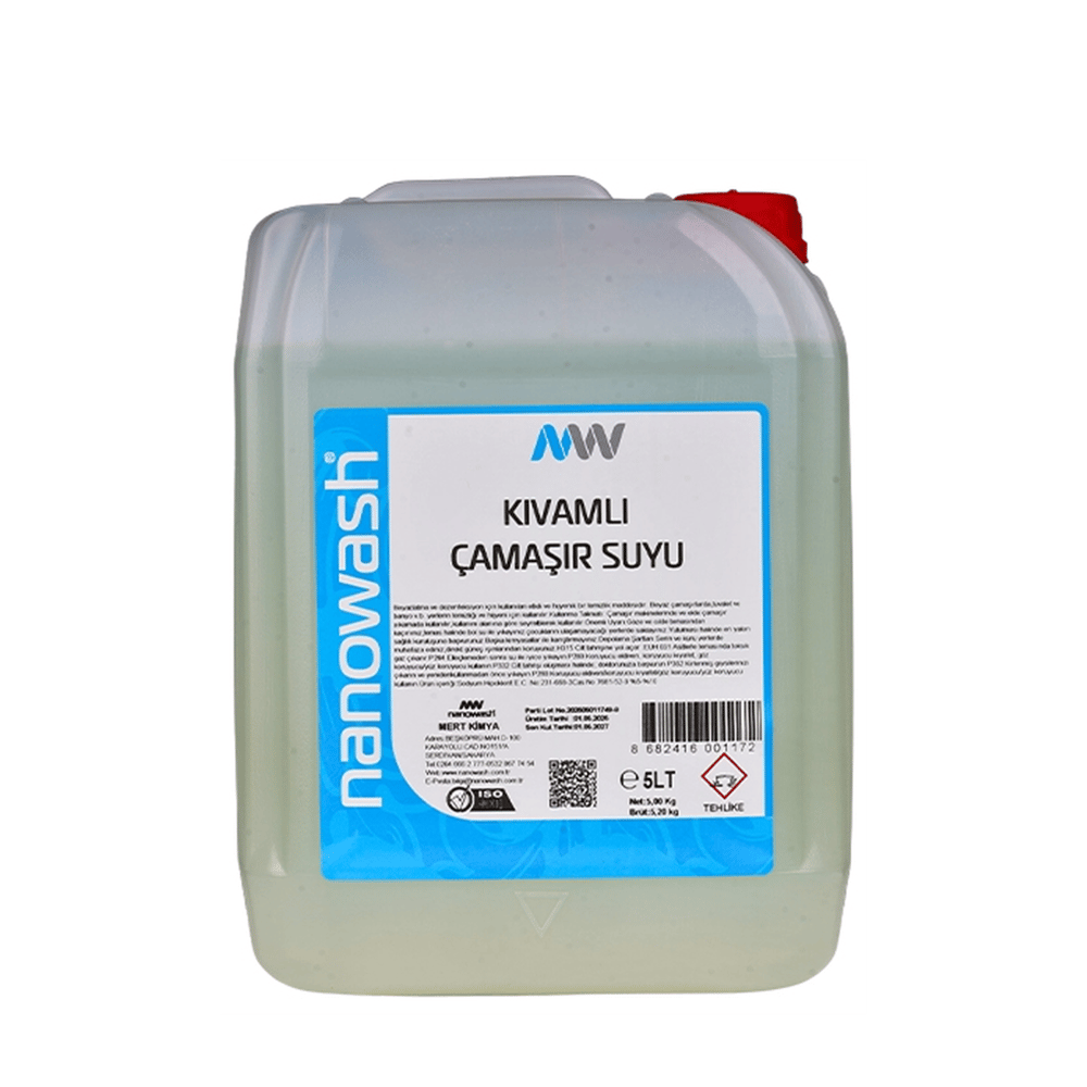 Nanowash Kıvamlı Çamaşır Suyu 5 Lt