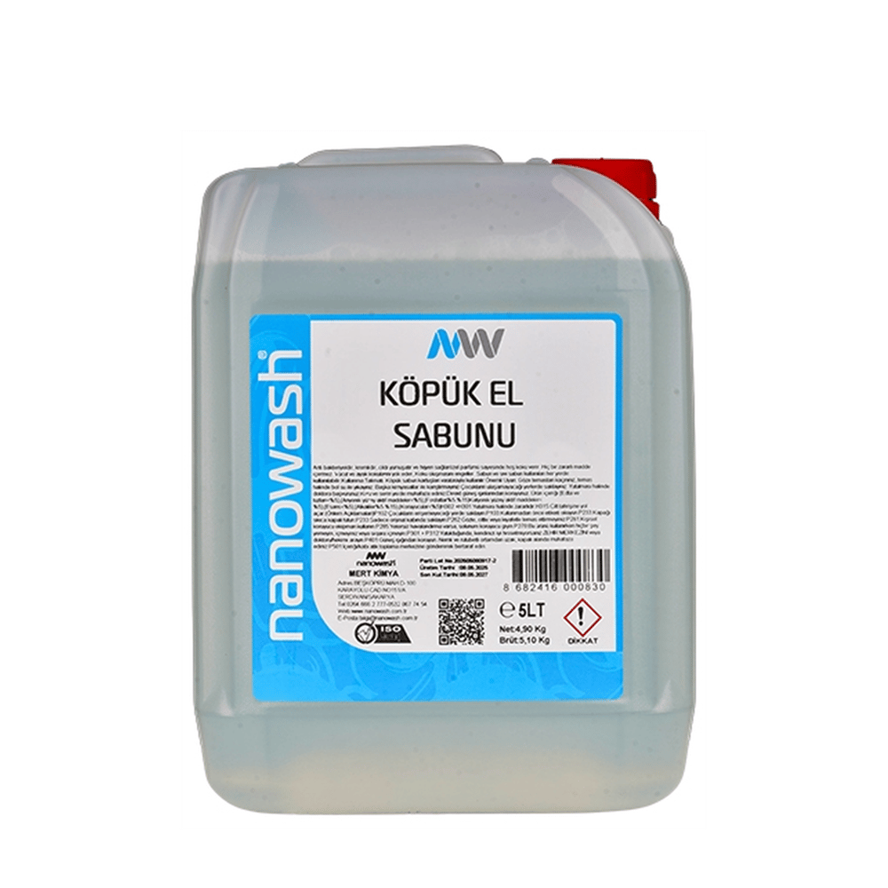 Nanowash Köpük El Sabunu 5 Lt